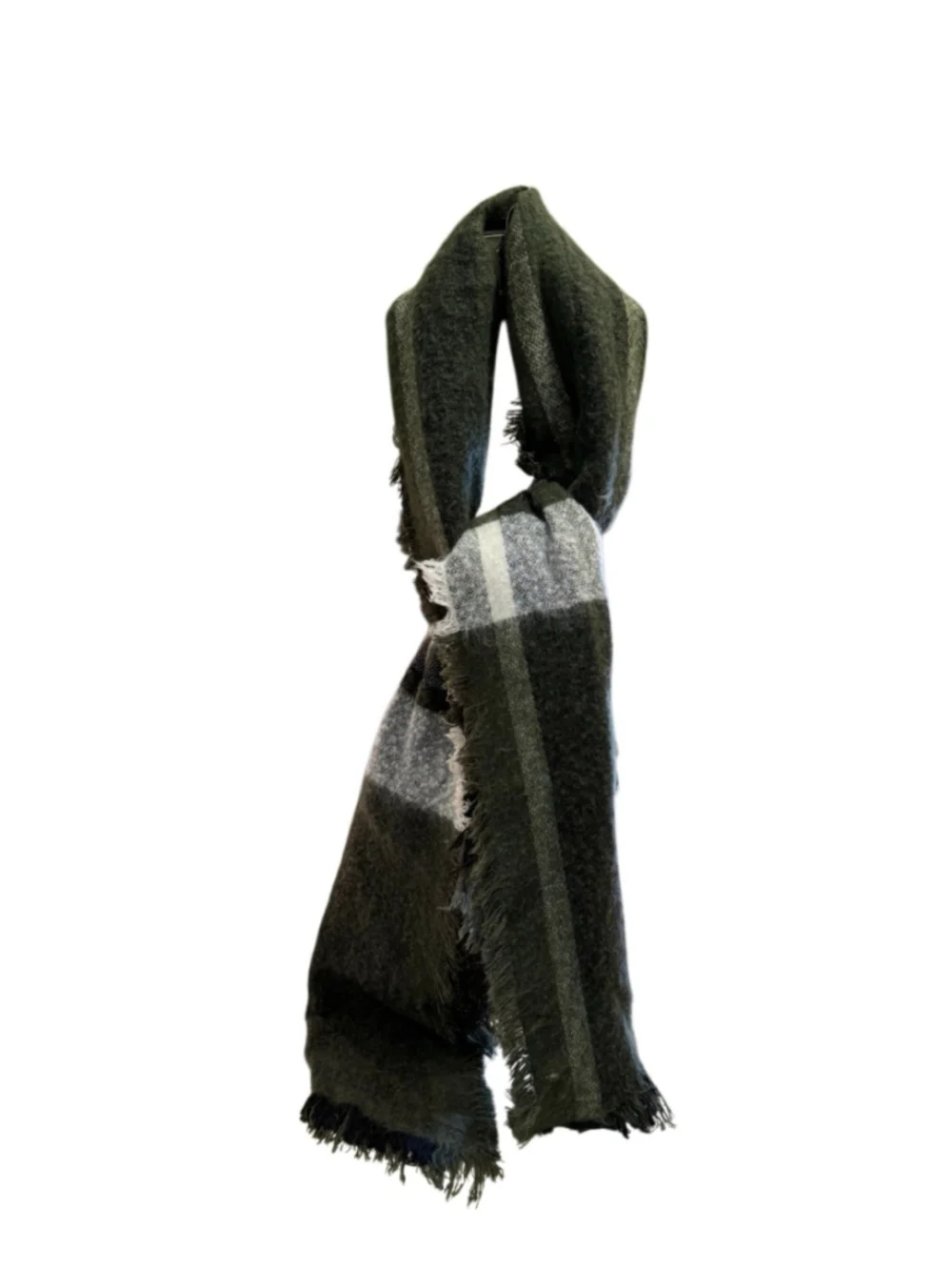 Cozy Chic Fringed Plaid Blanket Scarf – Soft & Stylish! ✨